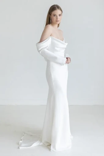 Wtoo by Watters Garance - 64307B with sleeves #0 default Ivory thumbnail