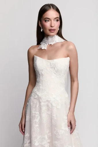 Wtoo by Watters Fonteyn with Scarf - 17769 #6 Ivory-Off White thumbnail