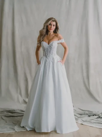 Allure Bridals Tonia - X229L - Lined Bodice #0 default Ivory/Nude thumbnail