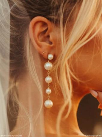 Sara Gabriel Headpieces Dawson Earring #0 default Gold thumbnail