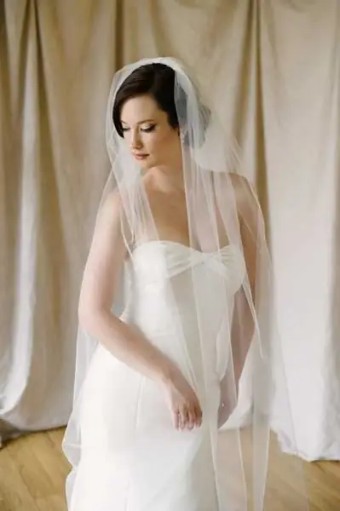 Sara Gabriel Headpieces lauren veil - 120" #3 default Black thumbnail