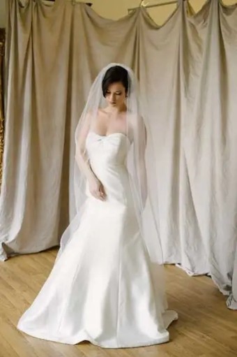 Sara Gabriel Headpieces lauren veil - 120" #2 Black thumbnail