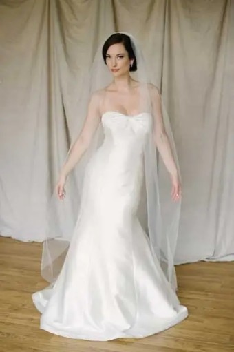 Sara Gabriel Headpieces lauren veil - 120" #1 Black thumbnail