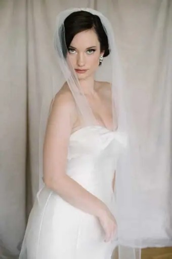 Sara Gabriel Headpieces lauren veil - 120" #0 default Black thumbnail