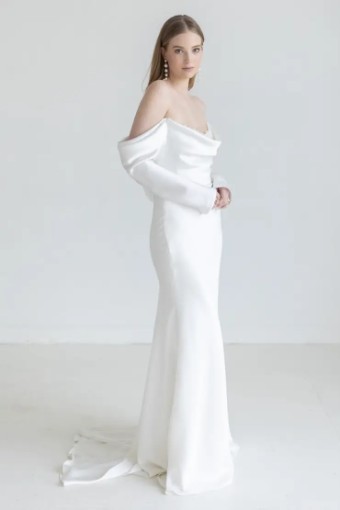 Watters Garance - 64307B with sleeves #0 default Ivory thumbnail