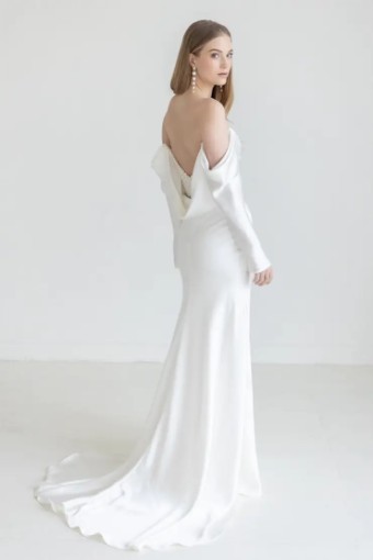 Watters Garance - 64307B with sleeves #1 Ivory thumbnail
