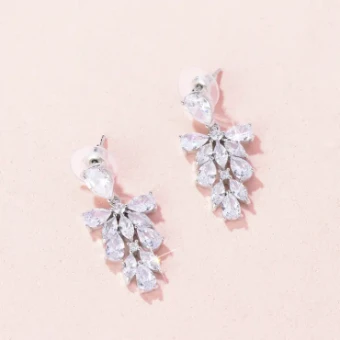 Heirloom Bridal Mara Earring #0 default Silver thumbnail